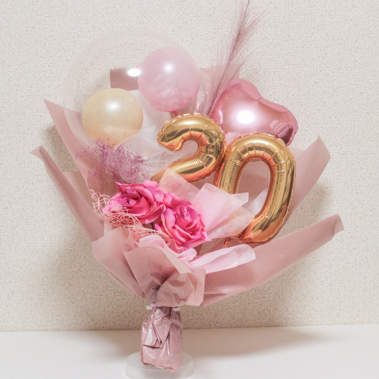 成人式の思い出に。大きなバルーンブーケ