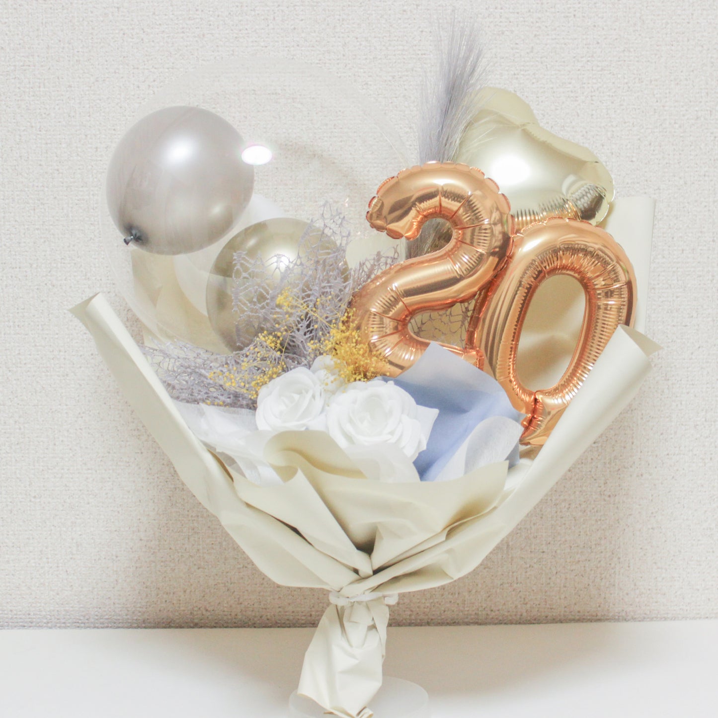 成人式の思い出に。大きなバルーンブーケ