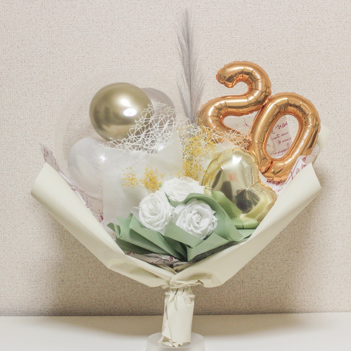 成人式の思い出に。大きなバルーンブーケ