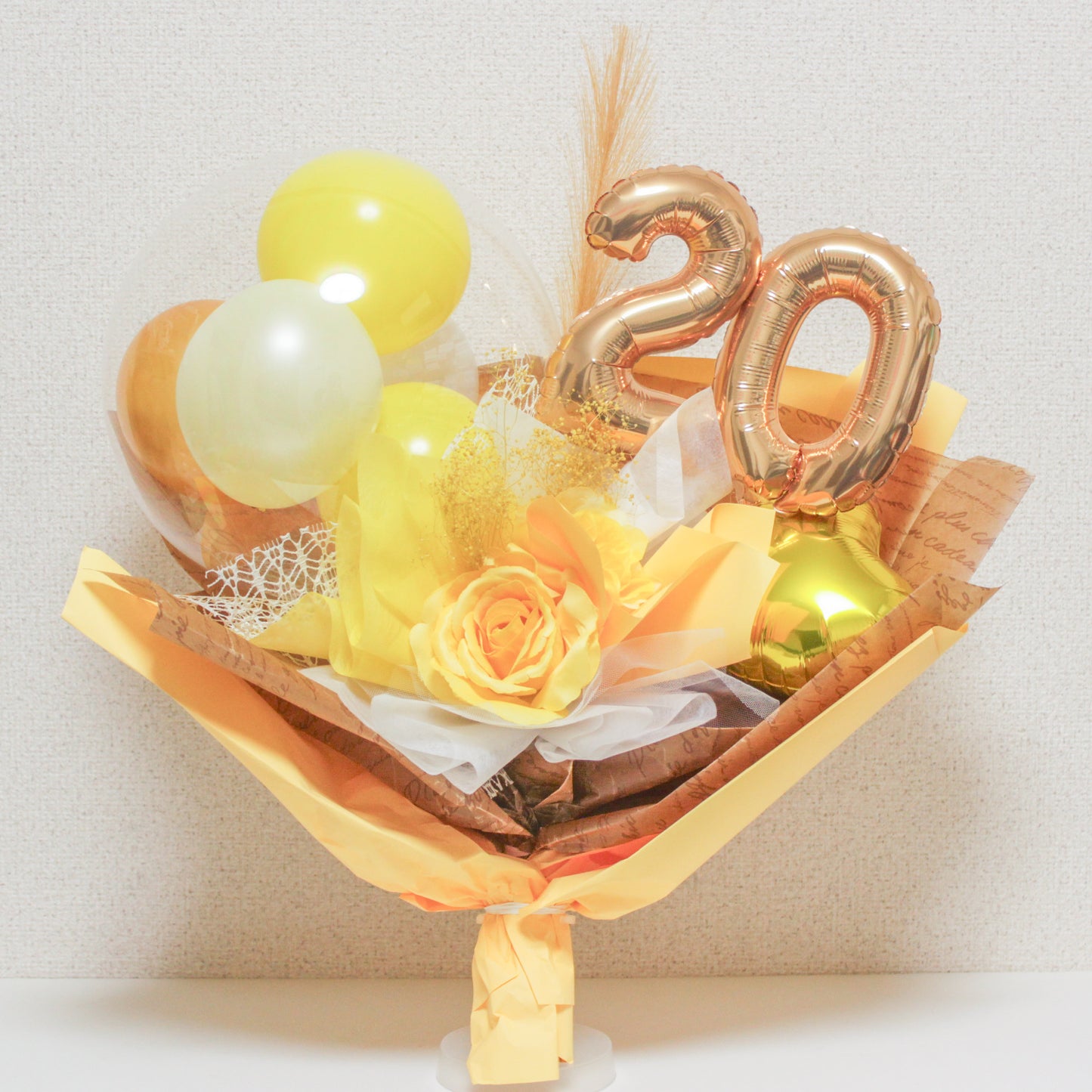 成人式の思い出に。大きなバルーンブーケ