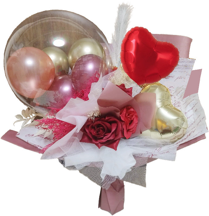 卒業式の思い出に。大きなバルーンブーケ