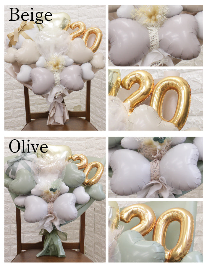 【新作】2025年度成人式用バルーン 大きなブーケタイプ