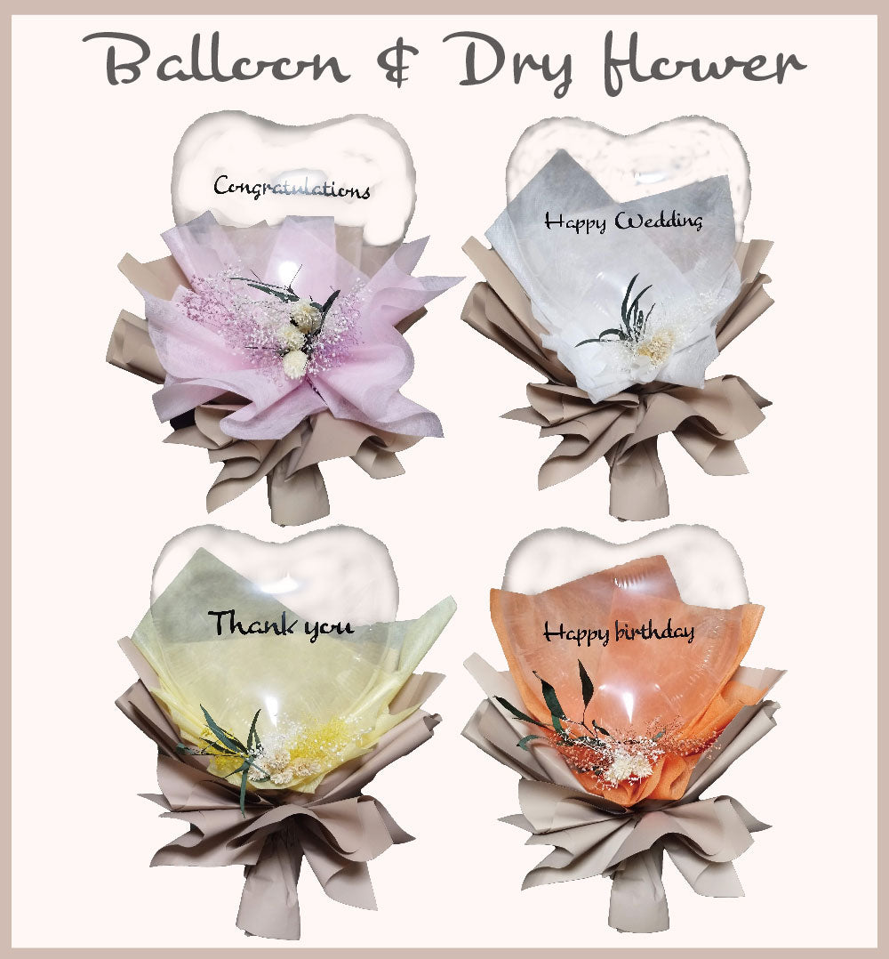 ニュアンスカラーデザイン バルーンアレンジメント bqt8030