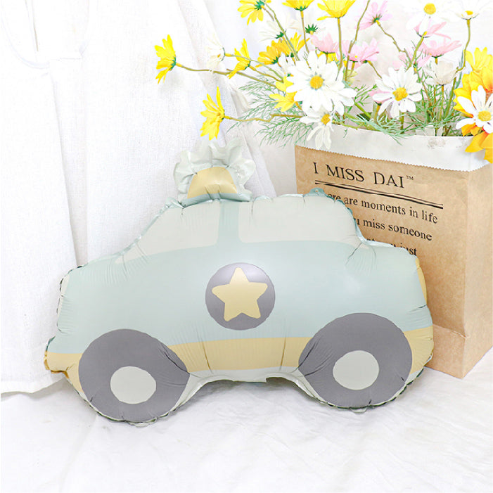 【お誕生日 ハーフバースデイ】おしゃれに可愛く部屋を飾り付けるバルーン 乗り物セット