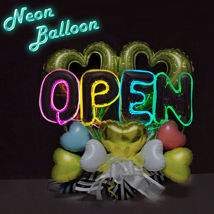 ネオンバルーン ネオンサイン付のバルーンギフト neon1244