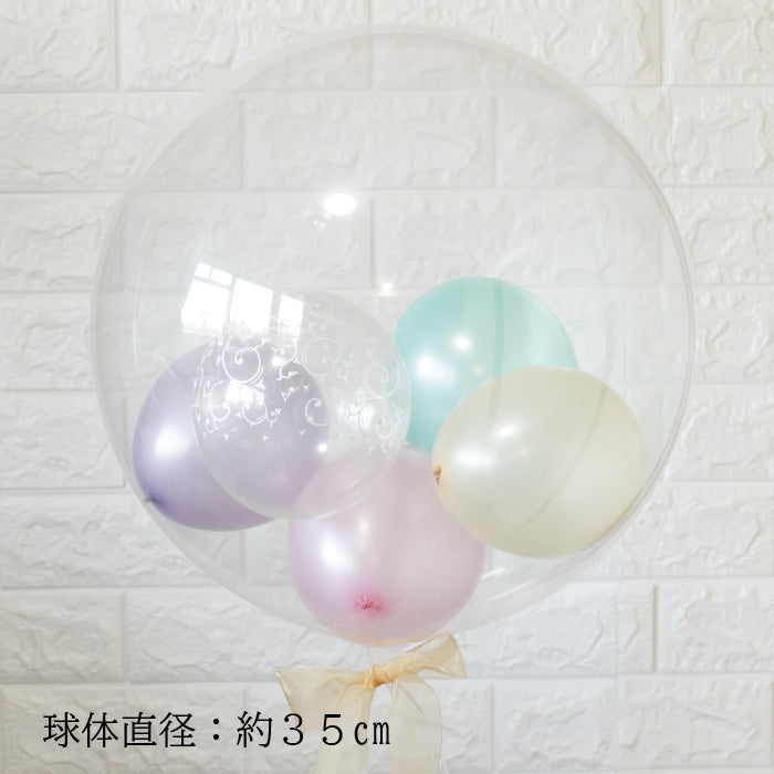浮かせてお届け!バブルバルーン