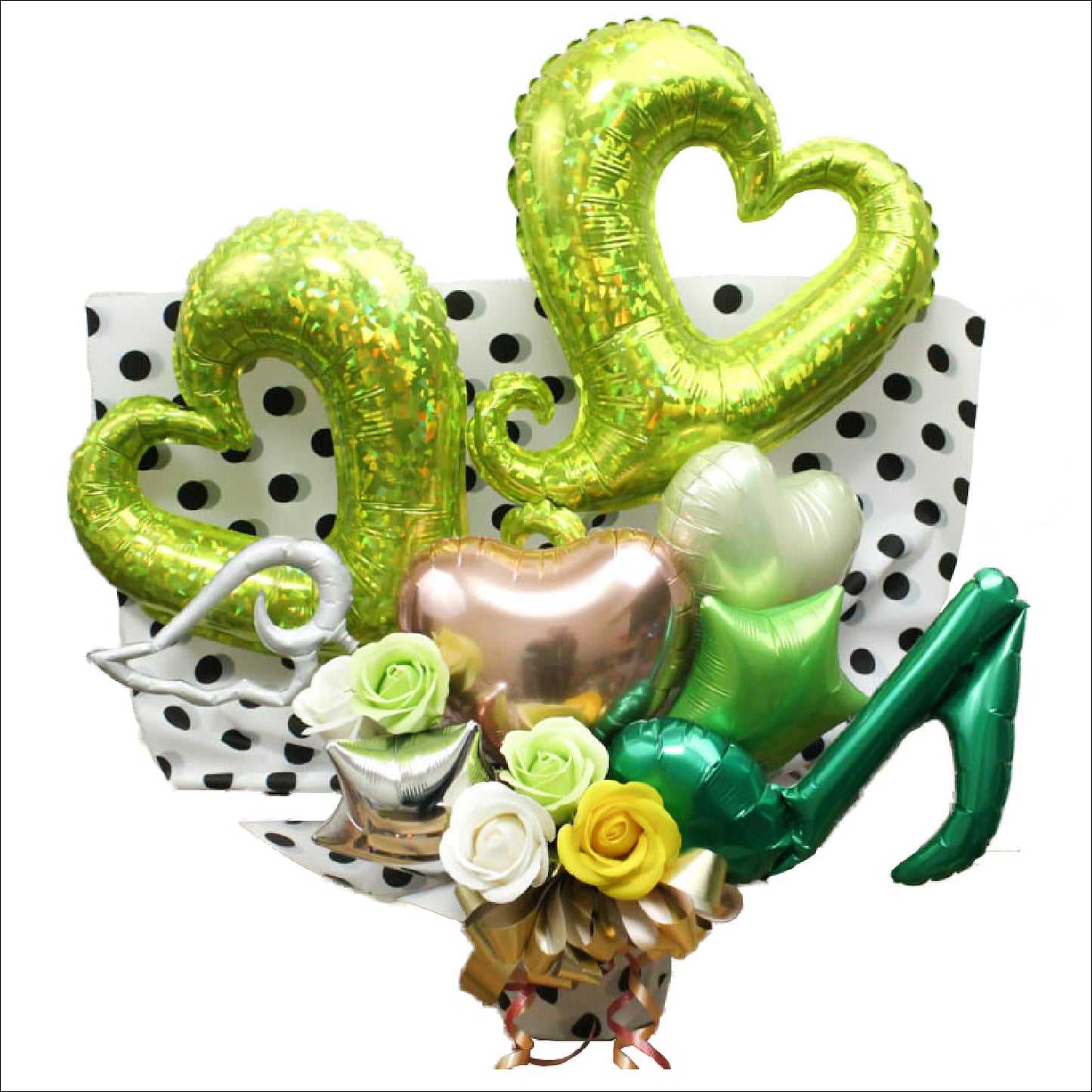 カラーが選べるアレンジ♪結婚式や誕生日開店祝いに大人気のアレンジです cheart1201