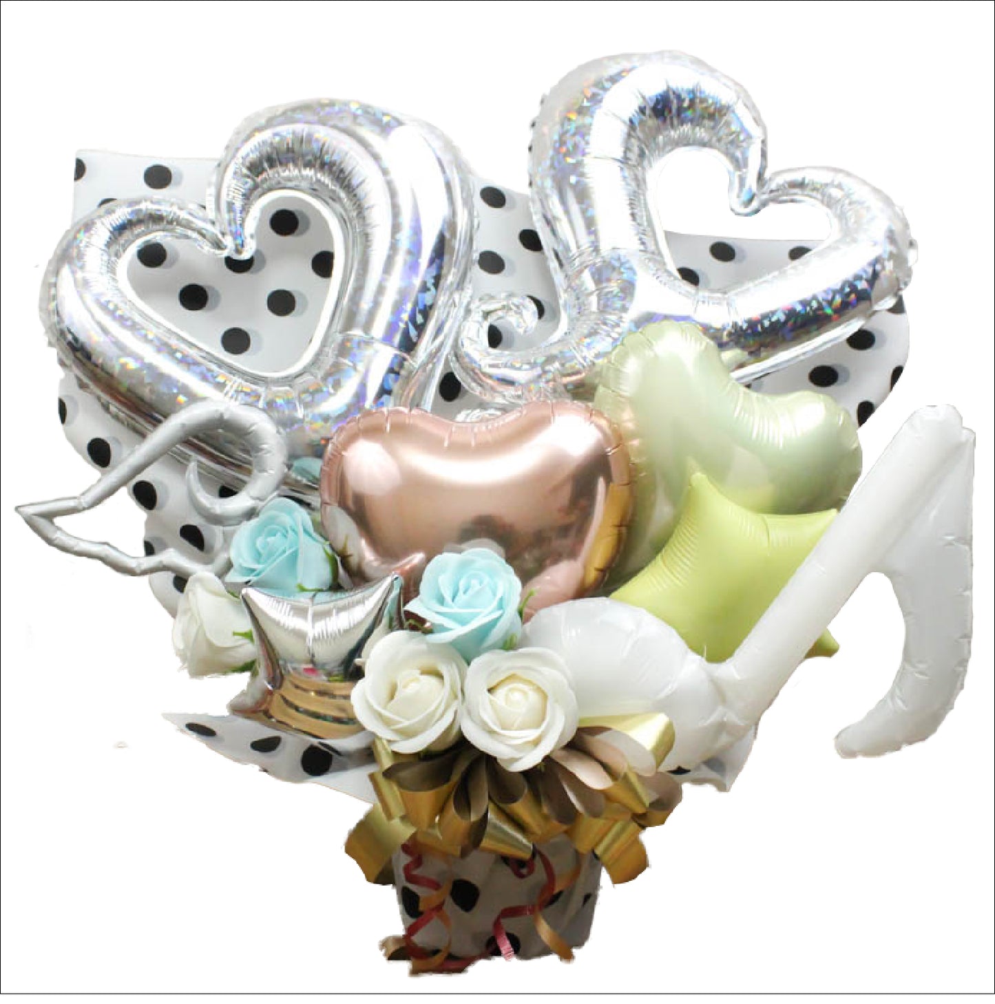 カラーが選べるアレンジ♪結婚式や誕生日開店祝いに大人気のアレンジです cheart1201