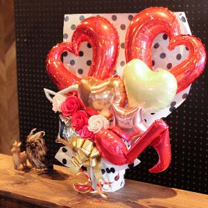 カラーが選べるアレンジ♪結婚式や誕生日開店祝いに大人気のアレンジです cheart1201