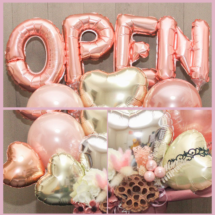 ニュアンスカラーの開店祝いに大人気のアレンジです nuanceop1239