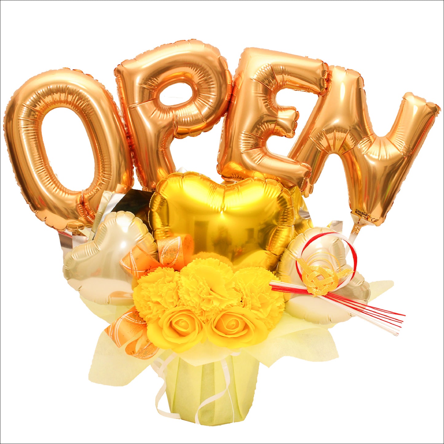 開店祝いにぴったりなOPENの文字入りバルーン open1020