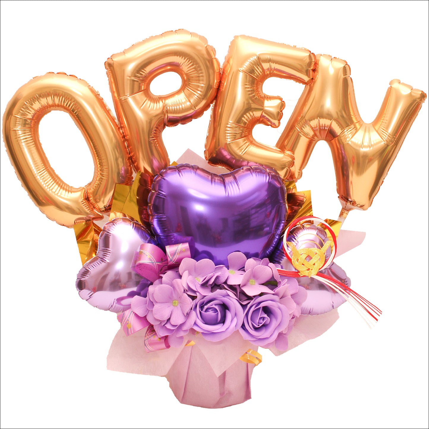 開店祝いにぴったりなOPENの文字入りバルーン open1020