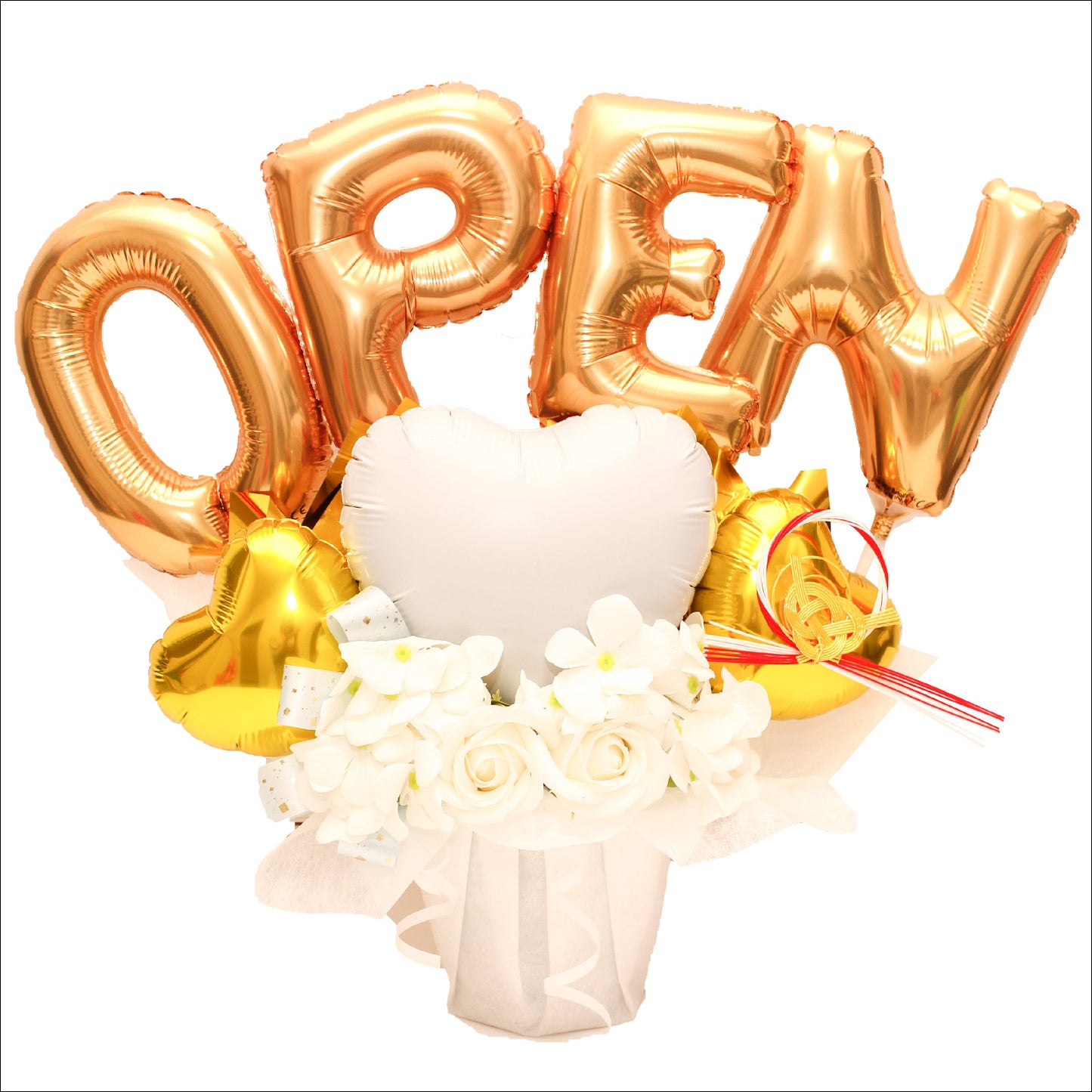 開店祝いにぴったりなOPENの文字入りバルーン open1020