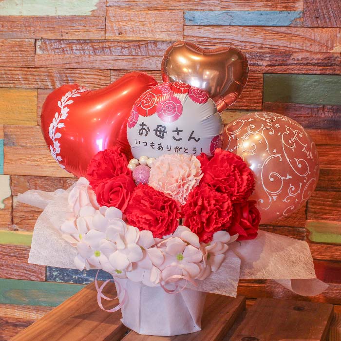 女性に人気の可愛いバルーンアレンジ♪結婚式や誕生日開店祝いに大人気のアレンジです race8011