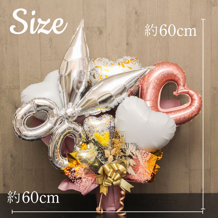 美容室やサロンの開店祝いにピッタリのバルーンアレンジ♪salon1615