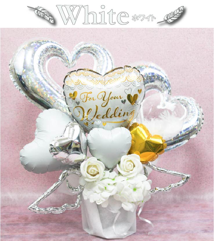 シックで大人っぽいバルーンアレンジ♪結婚式や誕生日開店祝いに大人気のアレンジです wed1204